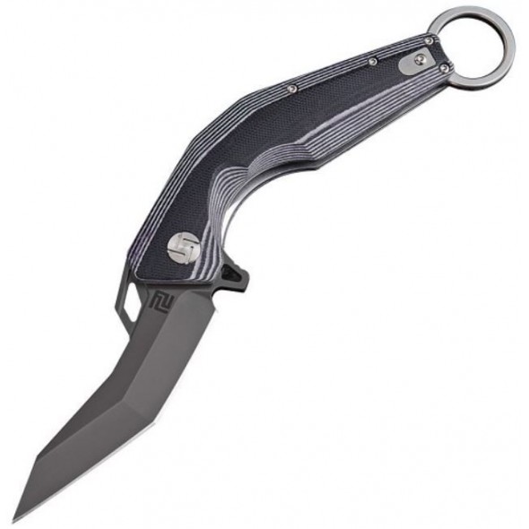 Artisan Cobra Linerlock Black D2