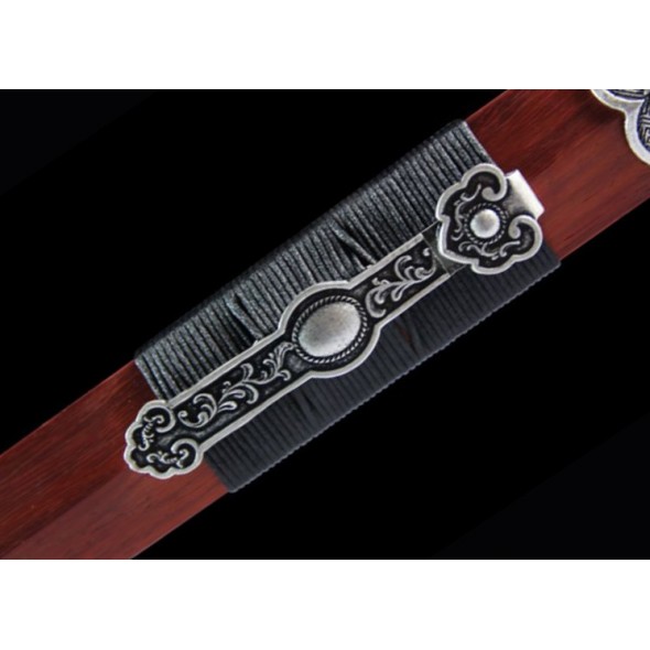 Ruyi Han Jian (Rustic Silver) 古银如意汉剑