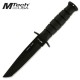 MTech USA All Black Tanto Fixed Blade