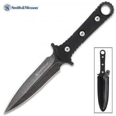Smith & Wesson Boot Knife With Sheath