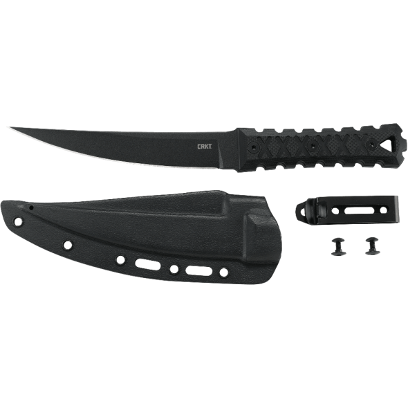 CRKT HZ6 Fixed Blade Black