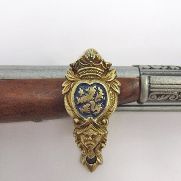 Denix Lion Shield Hanger (Blue)