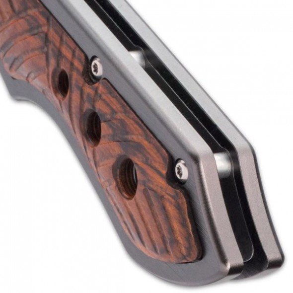 Hibben Hurricane Wooden Pocket Knife