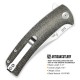 Artisan Cutlery Arroyo Folder Micarta