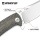 Artisan Cutlery Arroyo Folder Micarta