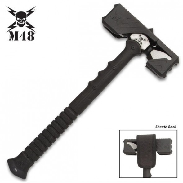 M48 Double-Headed War Hammer With Sheath
