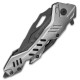 Rampage Grey Atomica Pocket Knife A/O