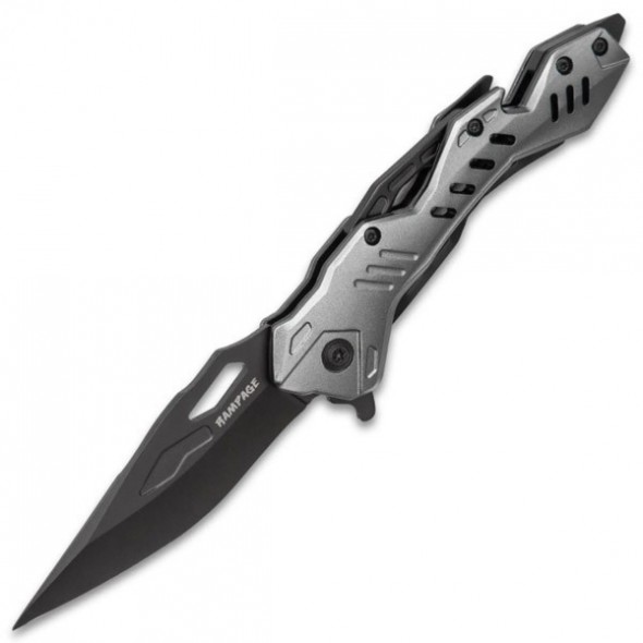 Rampage Grey Atomica Pocket Knife A/O