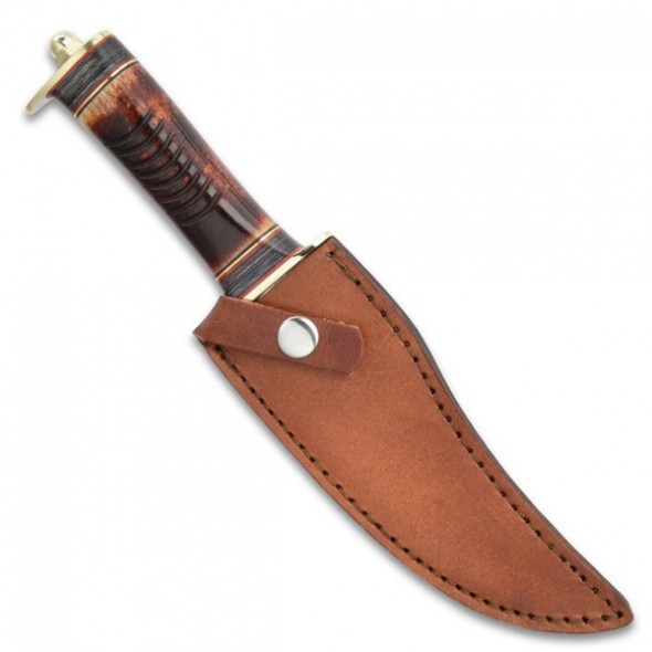 Timber Wolf Aboriginal Hunter Knife With Sheath