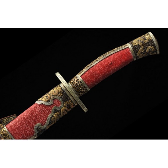Qian Long Imperial Dao (Red) 乾隆御刀