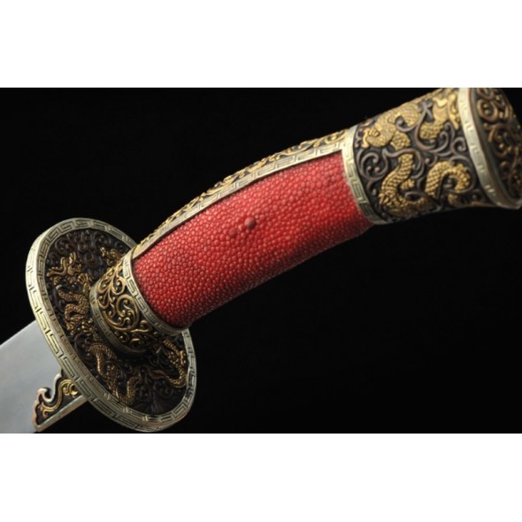 Qian Long Imperial Dao (Red) 乾隆御刀