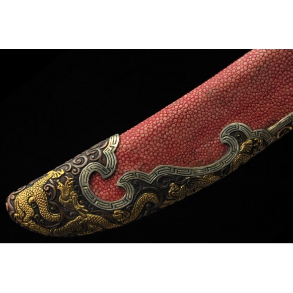 Qian Long Imperial Dao (Red) 乾隆御刀