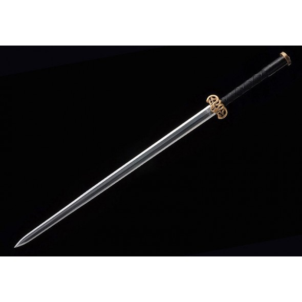 Double Dragons Han Sword 镂空双龙汉剑