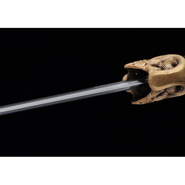 Double Dragons Han Sword 镂空双龙汉剑