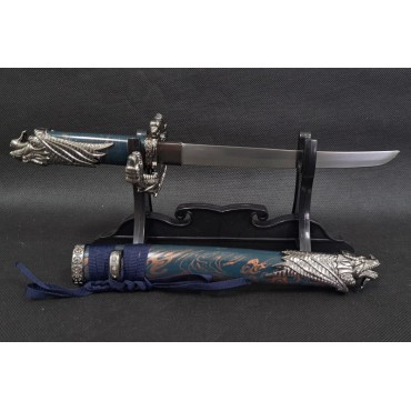 Miniature Tatsu Sword with Stand