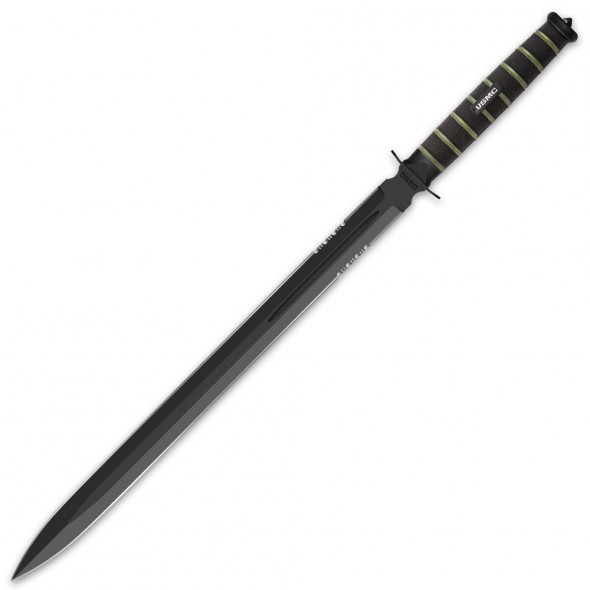 USMC Blackout Combat Double-Edged Sword With Nylon Sheath