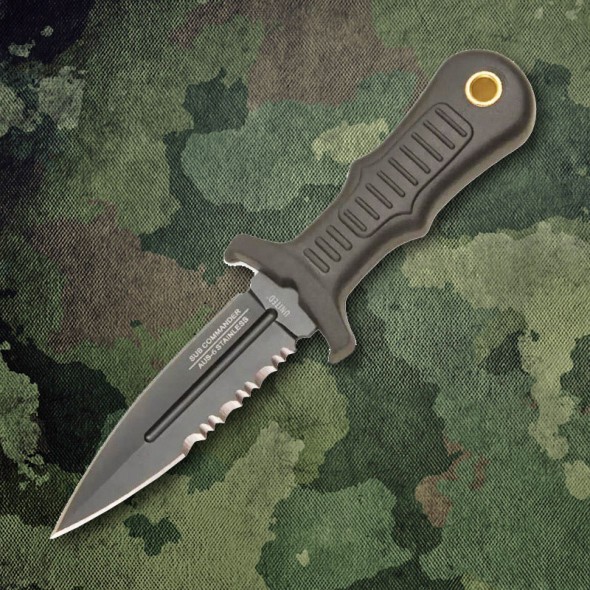 Combat Commander Sub Commander Black Mini Boot Knife