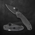 Spyderco Para 3 Plain Black Blade