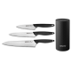 Samura GOLF Set of 3 Knives + Brush Holder