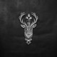 Denix Pistol Deer Hanger (Silver)