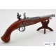 18th Century Flintlock Pistol Silver Barrel