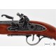 18th Century Flintlock Pistol Silver Barrel