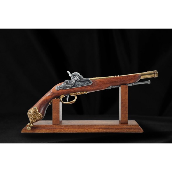 Italian pistol (Brescia), 1825 (Gold)