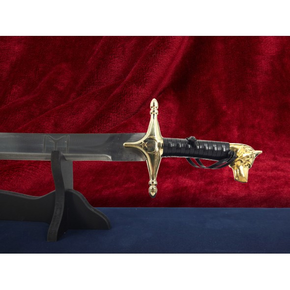 Turkish Sword with Wolf Head