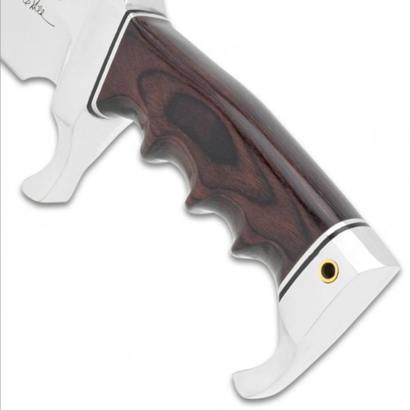 Gil Hibben 65th Anniversary Knife And Display Stand