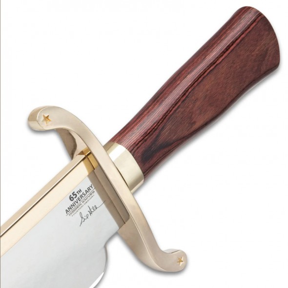 Gil Hibben 65th Anniversary Old West Bowie Knife And Sheath