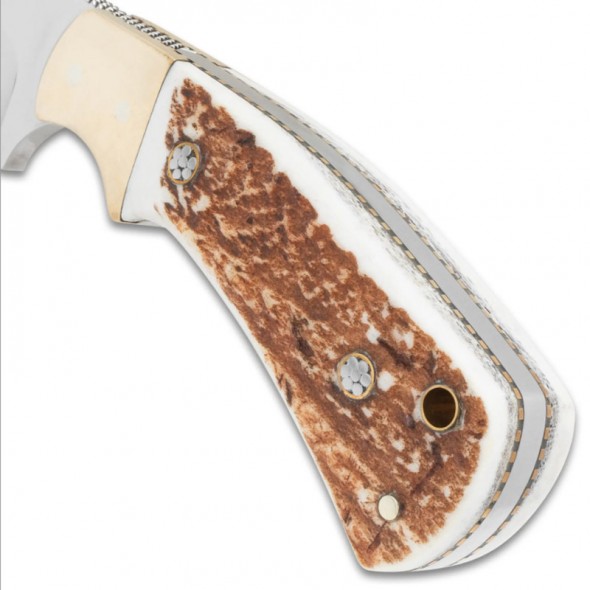 Gil Hibben Diamondback Stag Knife And Sheath