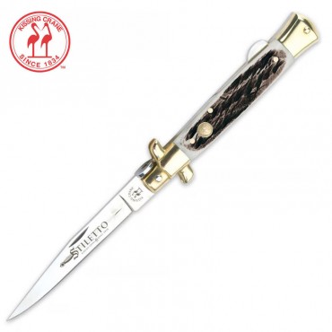 Kissing Crane Burnt Bone Composite Stiletto