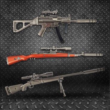 Miniature PUBG Rifle