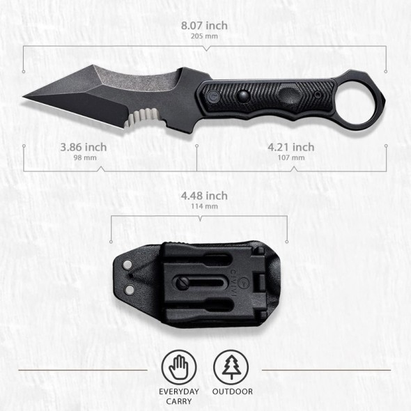 Civivi Orthrus Fixed Blade