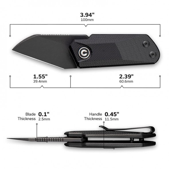 Civivi Ki-V Black Folder