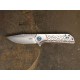 CRKT Lanny Linerlock Silver A/O