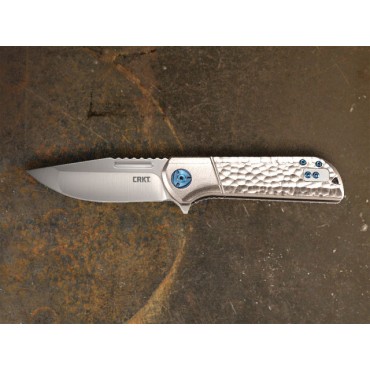 CRKT Lanny Linerlock Silver A/O