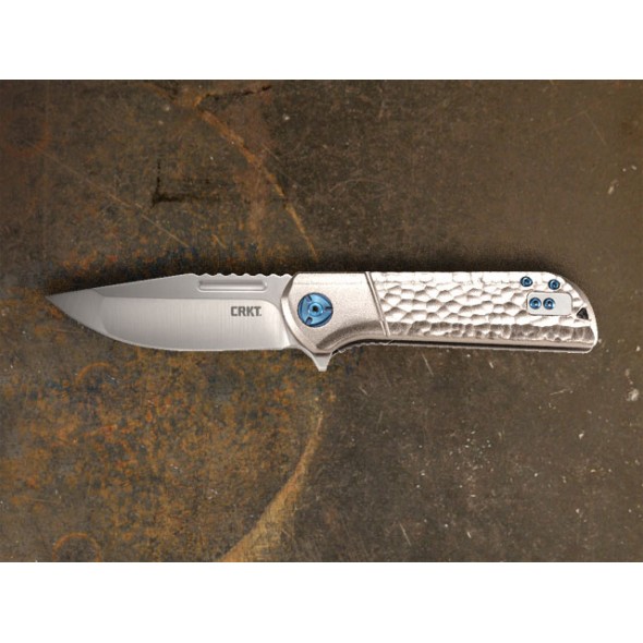 CRKT Lanny Linerlock Silver A/O