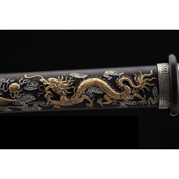 Dragon-Phoenix Short Sword 三色龙凤短剑