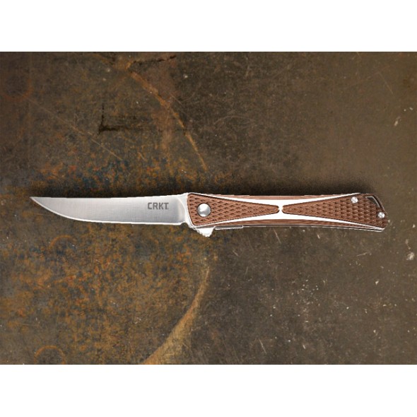 CRKT Crossbones Linerlock Bronze