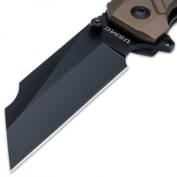 USMC Brewski Pocket Knife With Bottle Opener
