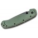 Ontario RAT I Folder Green Handle Black Blade