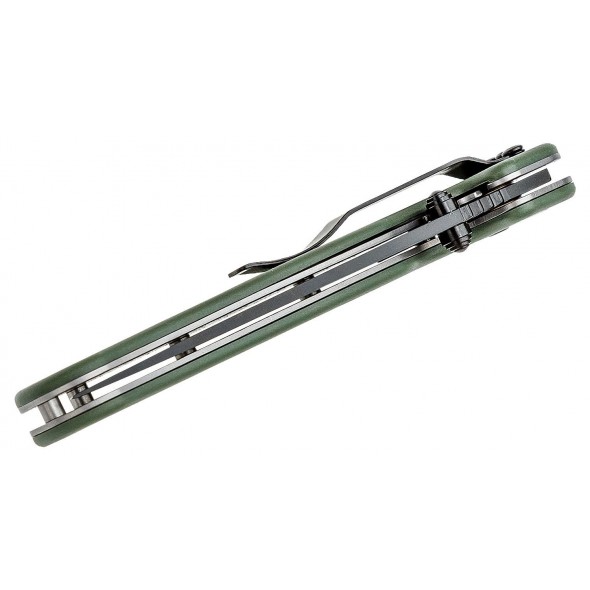 Ontario RAT I Folder Green Handle Black Blade