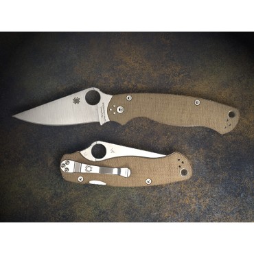 Spyderco Para Military 2 Comp Lock Cru-Wear Micarta