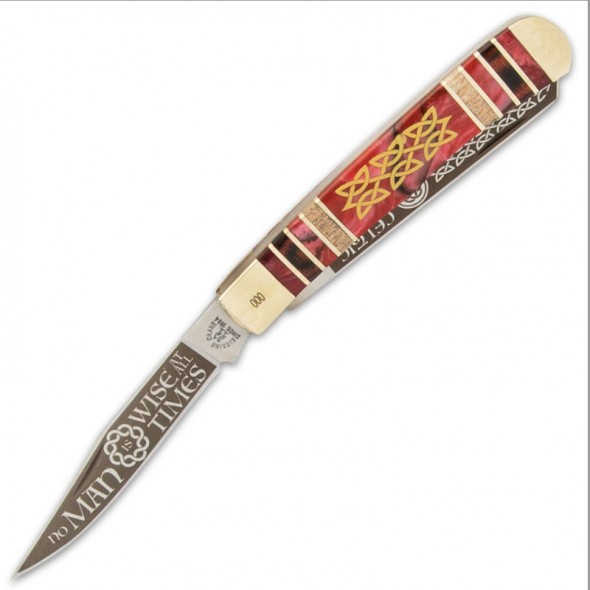 Kissing Crane Celtic Blood Trapper Knife