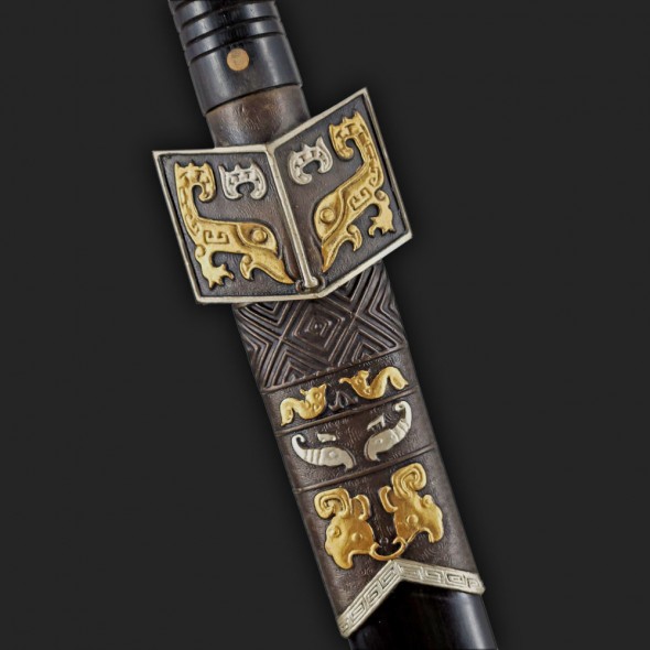Qin Shi Huang Sword (Folded Steel) 秦始皇佩剑