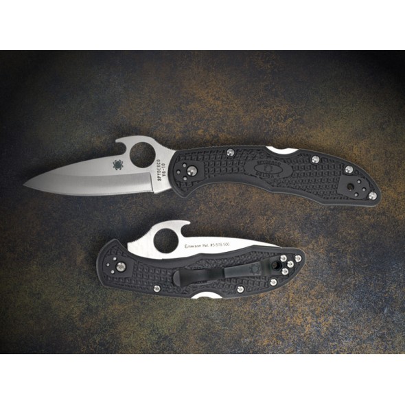 Spyderco Delica 4 Lockback Gray Wave