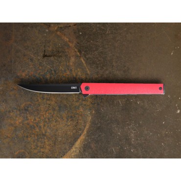 CRKT CEO Linerlock Red (Black Blade)