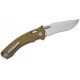 Microtech Amphibian RAM-LOK Stonewashed Serrated Fluted G10 Green