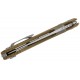 Microtech Amphibian RAM-LOK Stonewashed Serrated Fluted G10 Green